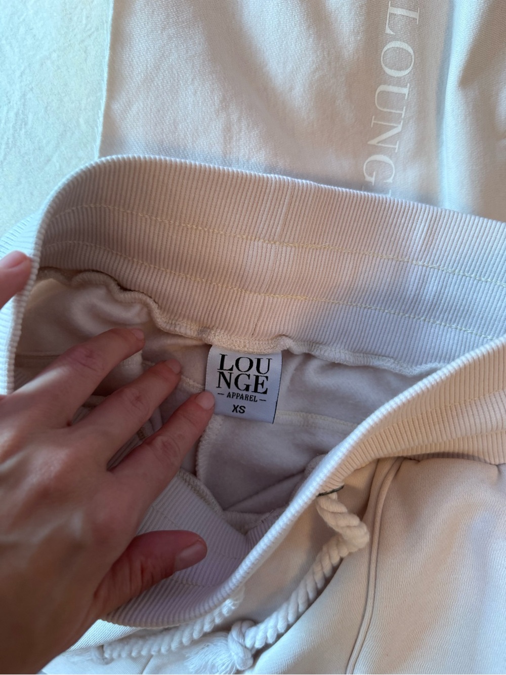 Us lounge Cream Hoodie and Jogger Set - Picture 6 of 6